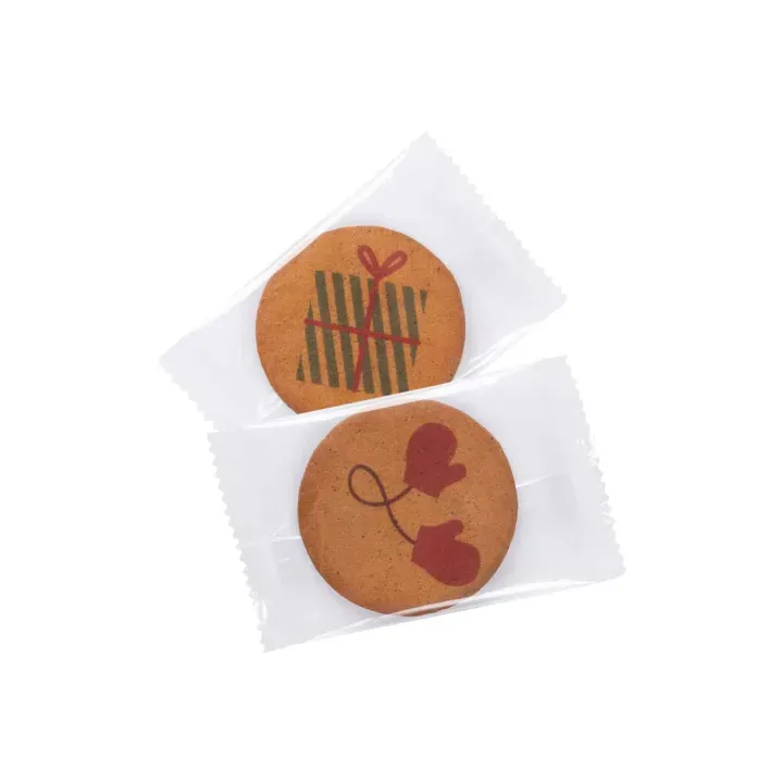 Ciastko reklamowe logo cookie karnet - SLOD-0523XMAS