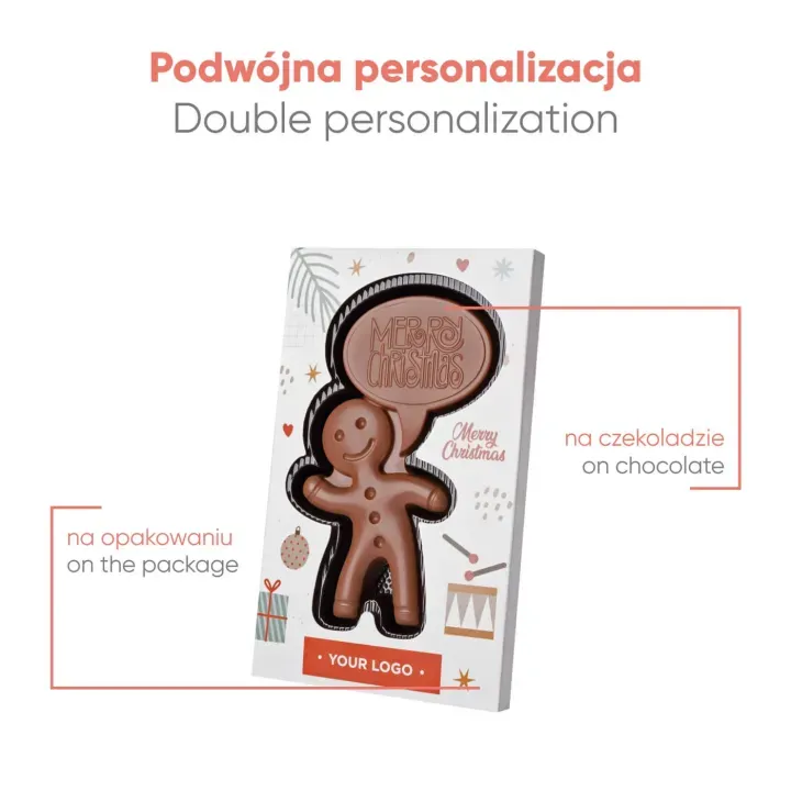 Czekoladowy kształt choco4mat mr cookie - SLOD-0314MRCOOKIEXMAS