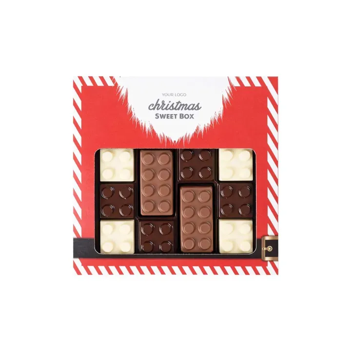 Praliny chocolate brick box - SLOD-0588XMAS