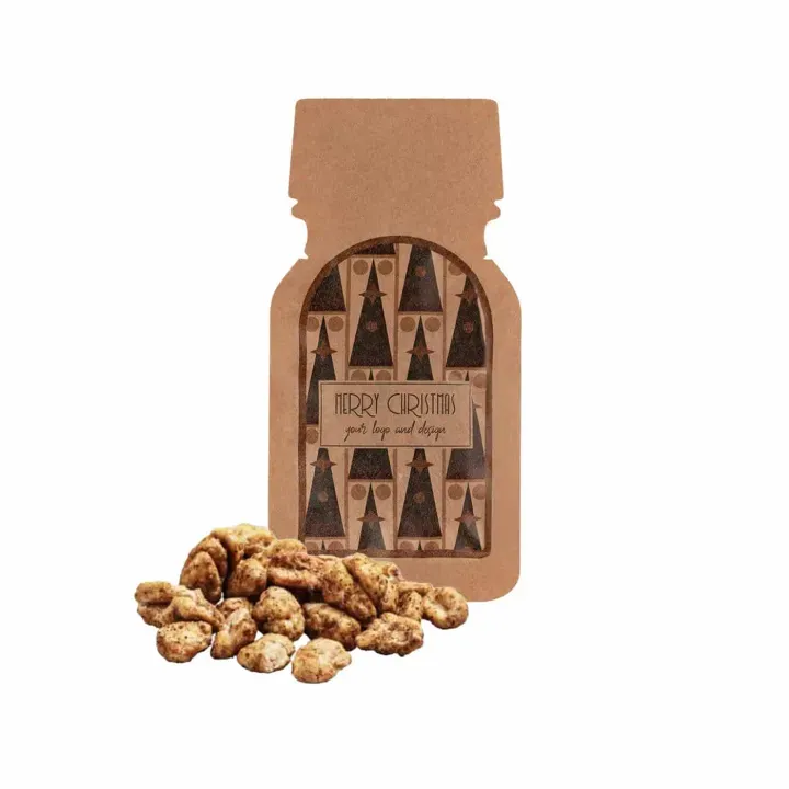 Słodycze reklamowe seeds&nuts bottle - SLOD-0571XMAS