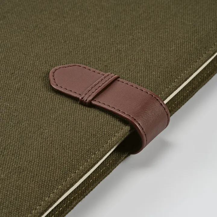 A4 folder in cotton canvas - AFD003