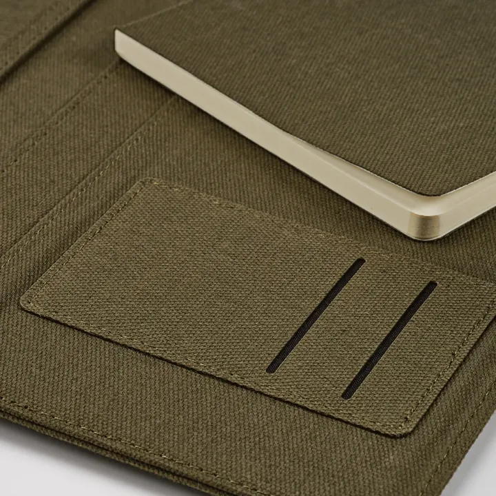 A4 folder in cotton canvas - AFD003