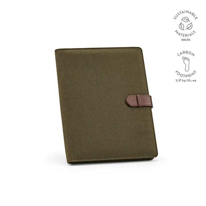 A4 folder in cotton canvas - AFD003