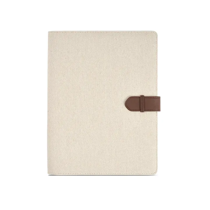 A4 folder in cotton canvas - AFD003