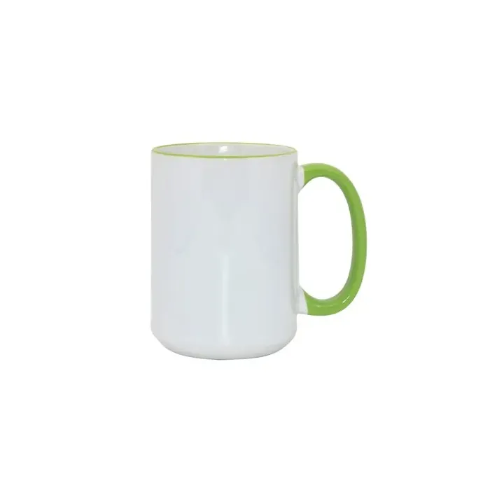 MAX mug 450ml with coloured handle sublimation