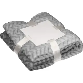 Large soft flannel fleece blanket - 280 g/m² - MA 6436107