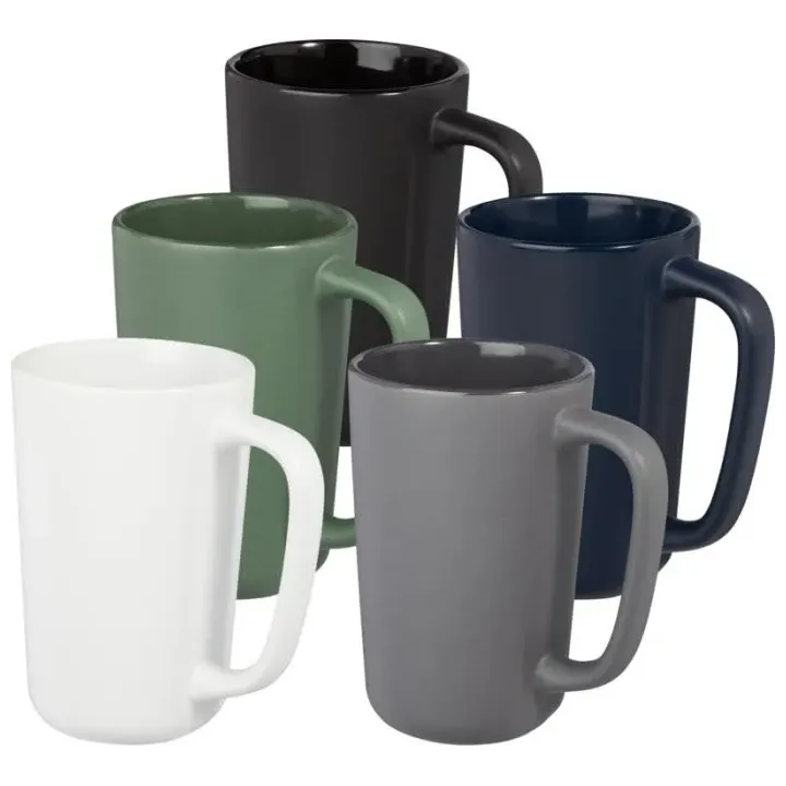 Large contemporary ceramic mug with matt finish, 480ml - PC 10072862