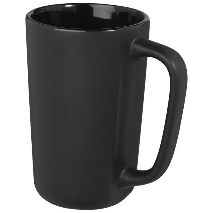 Large contemporary ceramic mug with matt finish, 480ml - PC 10072862