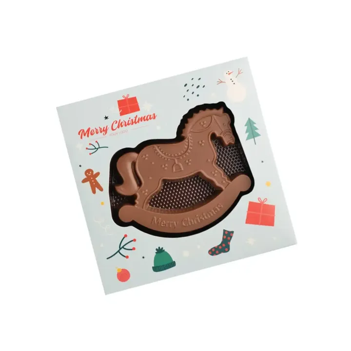 CHOCOLATE SHAPE ROCKING HORSE - 0456