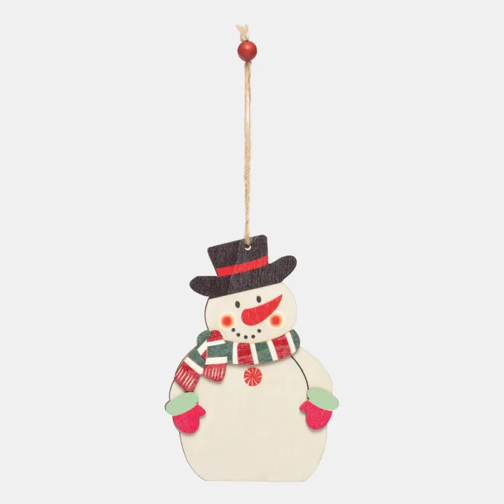 Gift and Christmas tree pendant, Snowman - 56-0902372