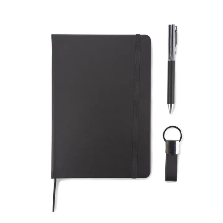 Notebook set with pen and key ring AS 17792