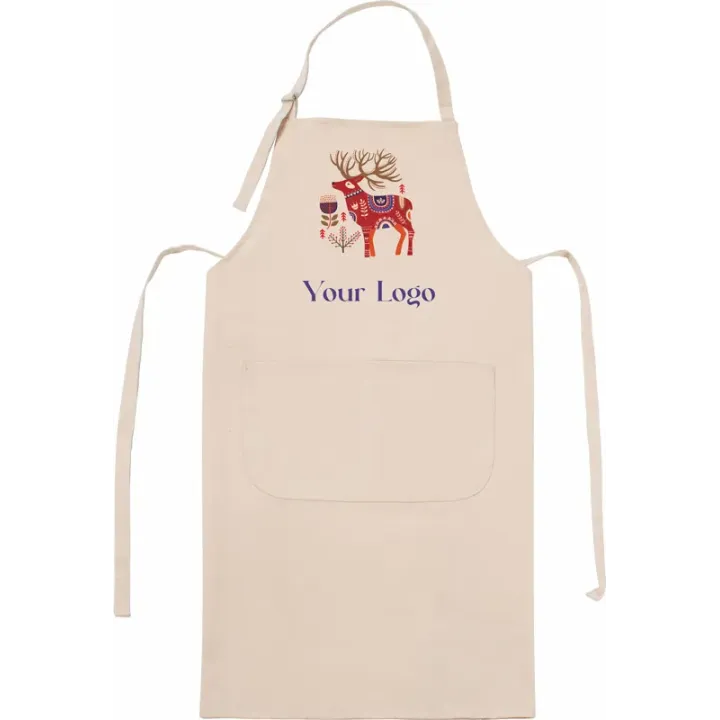 copy Cotton apron with Christmas print - AS 20410