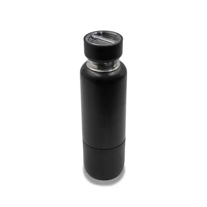 Multina Multifunctional vacuum bottle 500ml black - R08437 (gadzety reklamowe)