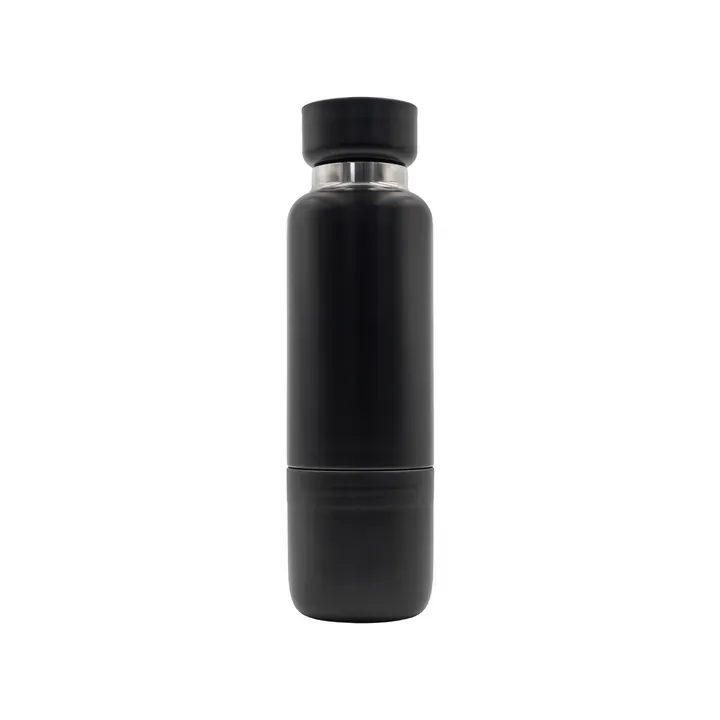 Multina Multifunctional vacuum bottle 500ml black - R08437 (gadzety reklamowe)