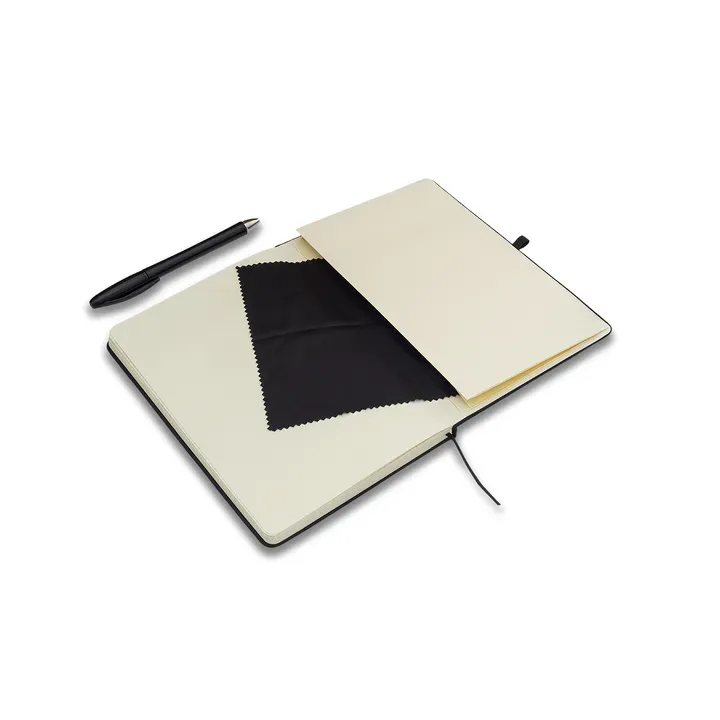 Blanko notebook with a white erasable board black - R64270 (gadzety reklamowe)