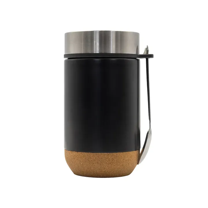 400 ml Basilan vacuum container black - R08455 (gadzety reklamowe)