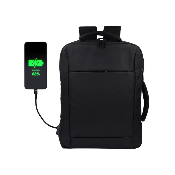 City Trybe laptop backpack black - R91840 (gadzety reklamowe)