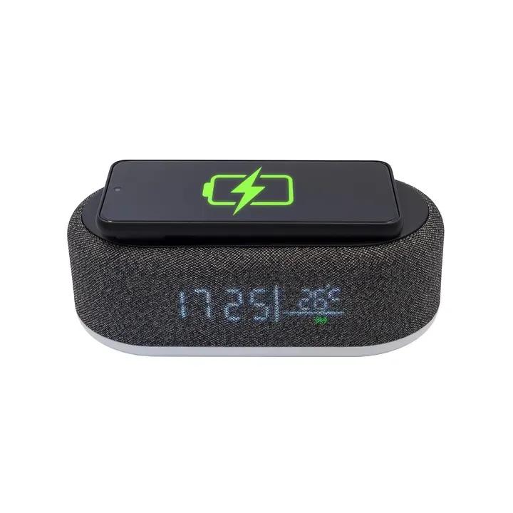 Richi Wireless charger with a light black - R22124 (gadzety reklamowe)