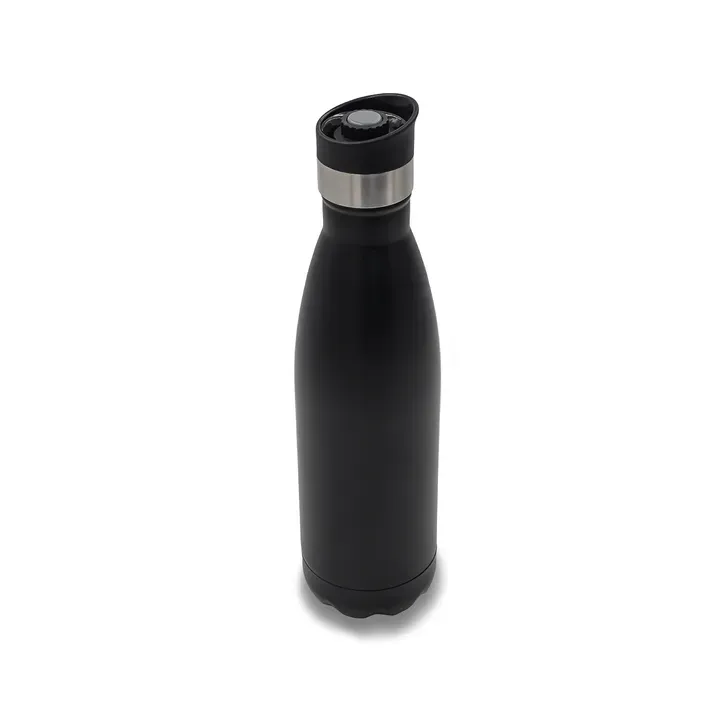 Yakima insulated bottle with lid 360° black - R08195 (gadzety reklamowe)