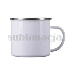 500 ml Odis Enamel mug with sublimation coating white - R08200 (gadzety reklamowe)