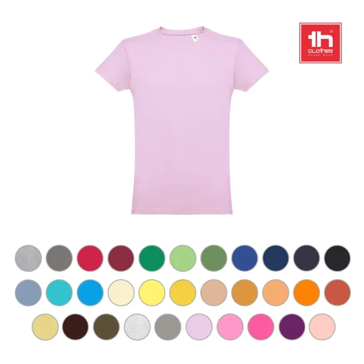 Męski t-shirt o regularnym kroju z dżerseju 100% bawełny (150 g/m²) - 30102