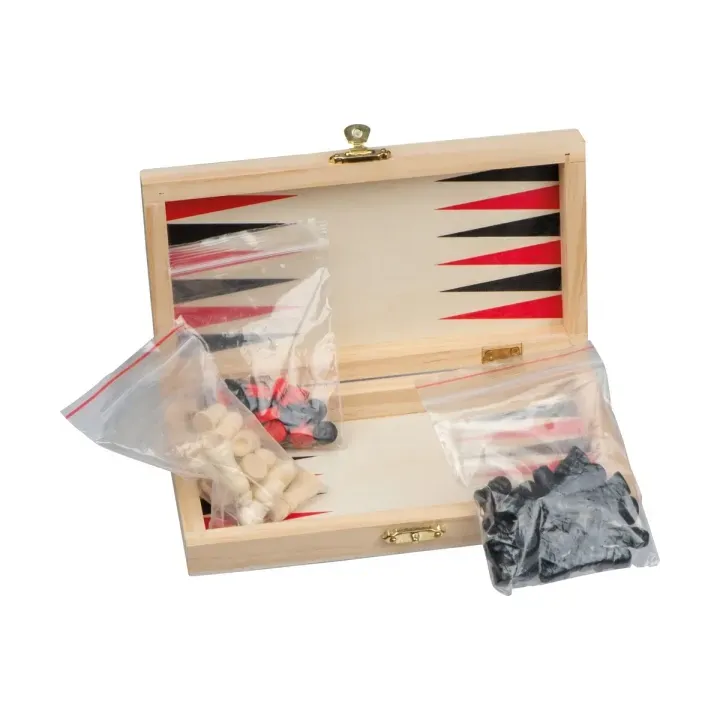 Zestaw gier - backgammon, szachy i warcaby - 5432413