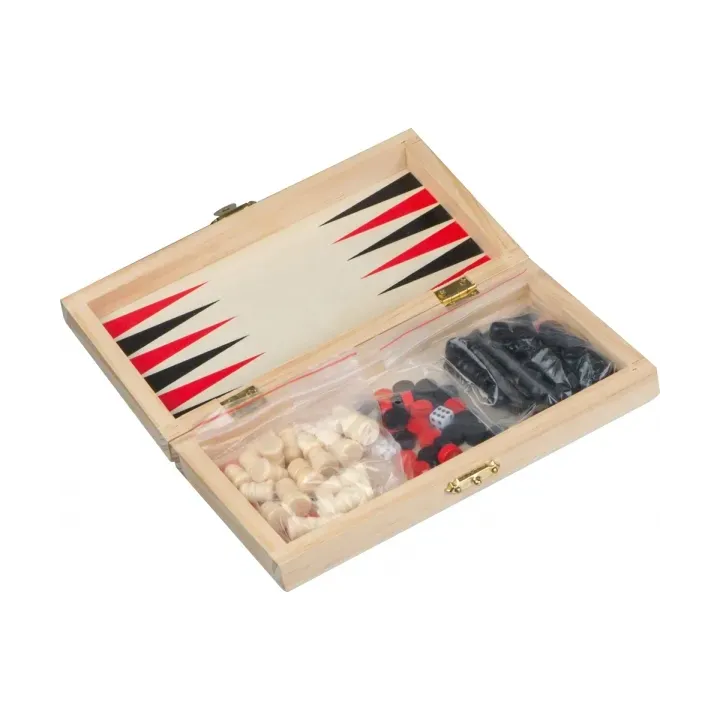 Zestaw gier - backgammon, szachy i warcaby - 5432413