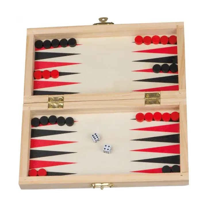 Zestaw gier - backgammon, szachy i warcaby - 5432413