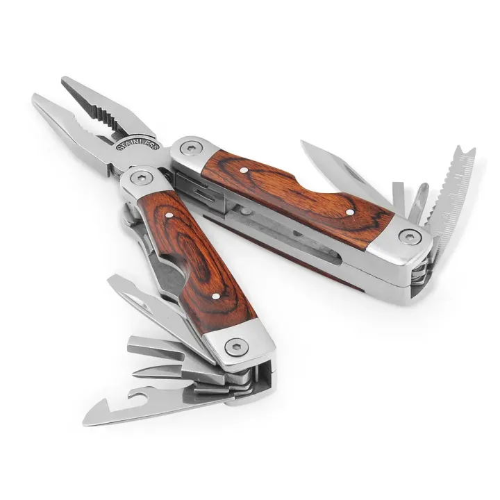 Multi-tool ze stali nierdzewnej i drewna - ST 94022