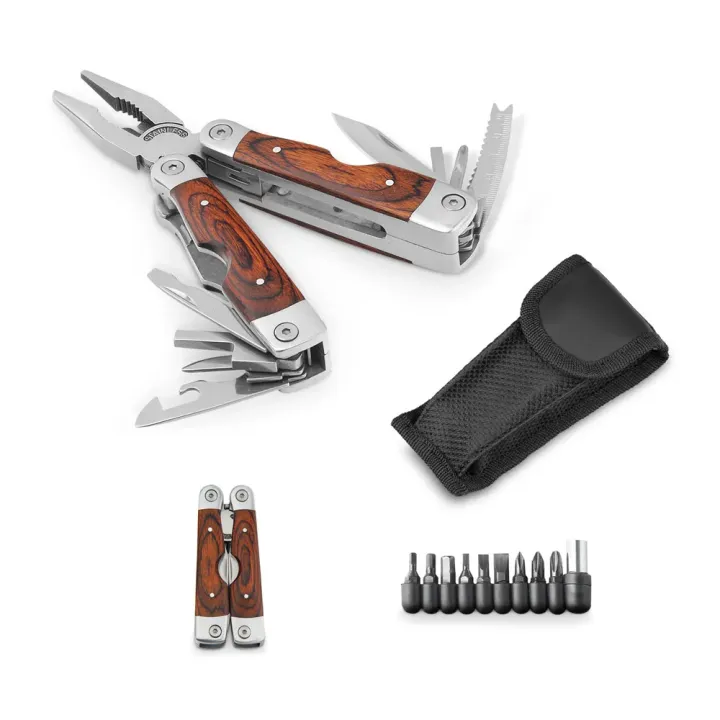 Multi-tool ze stali nierdzewnej i drewna - ST 94022