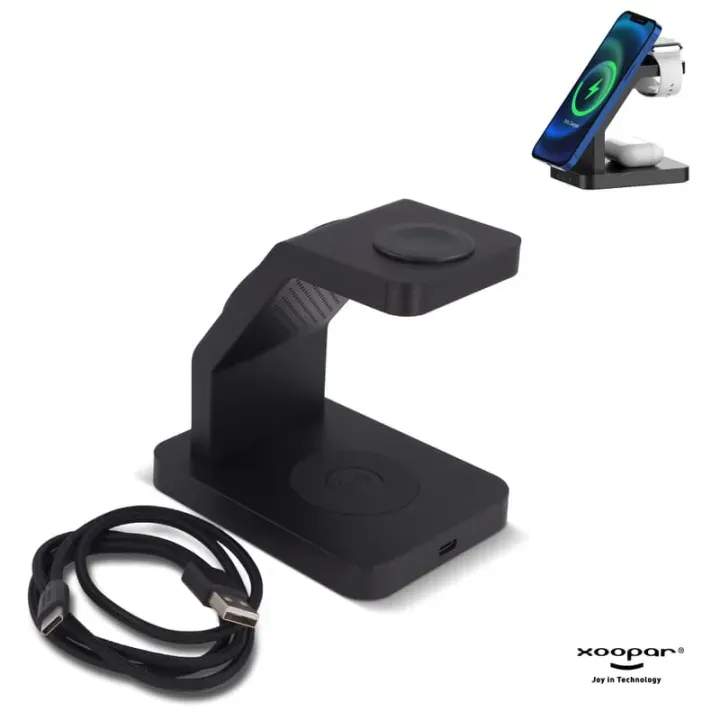 3-in-1 wireless charger - LT41507 (gadzety reklamowe)