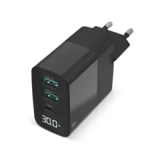 Sitecom CH-1001 30W GaN Power Delivery Wall Charger with LED display - LT40600 (gadzety reklamowe)