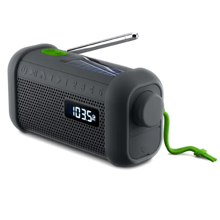 MH-08 | Muse radio, głośnik bluetooth z baterią słoneczną i mechanizmem wiatrowym - LT55019 (N0002)