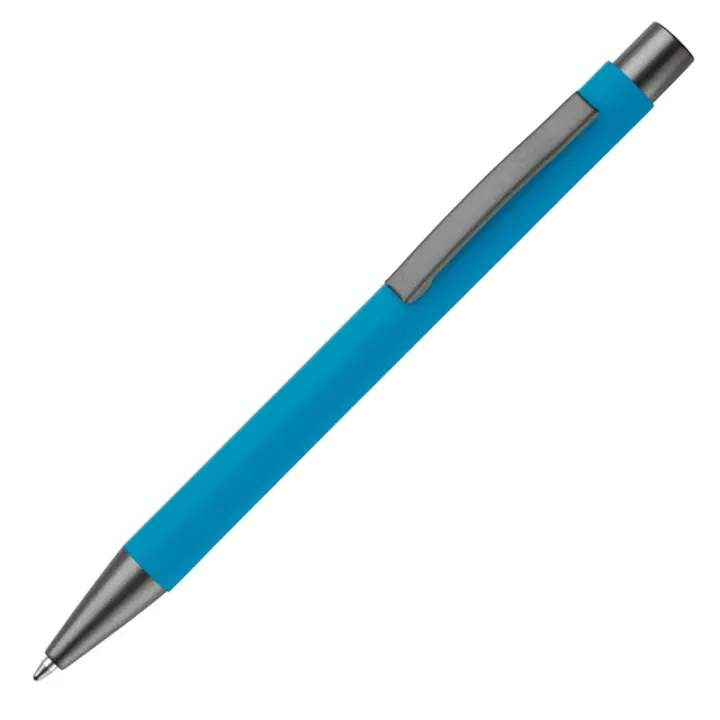 Aluminium ballpoint pen with soft touch finish - LT87767 (N0012)