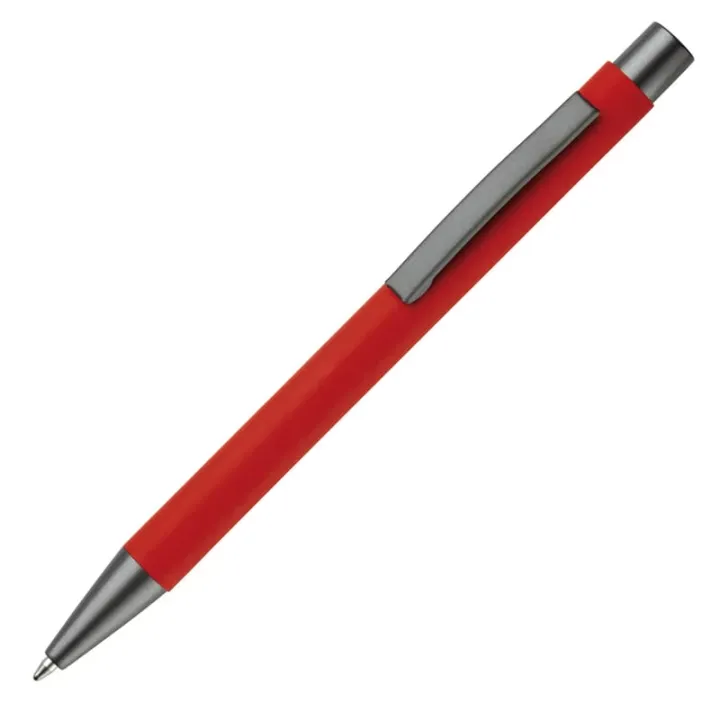 Aluminium ballpoint pen with soft touch finish - LT87767 (N0021)