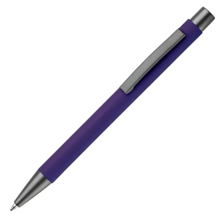 Aluminium ballpoint pen with soft touch finish - LT87767 (N0072)