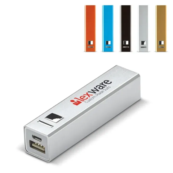 Powerbank Aluminiowy 2200mAh - LT91030 (gadzety reklamowe)