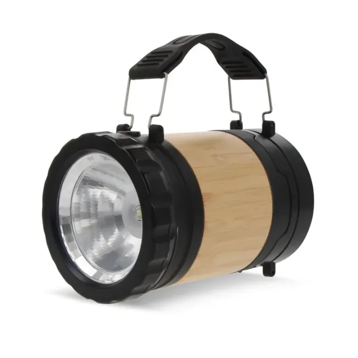 Lantern and torch in ABS and bamboo - LT93350 (N0002)