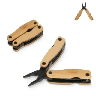 Multi-tool Bamboo 12 funkcji - LT93410 (gadzety reklamowe)