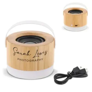 Wireless speaker bamboo 3W - LT95019 (gadzety reklamowe)