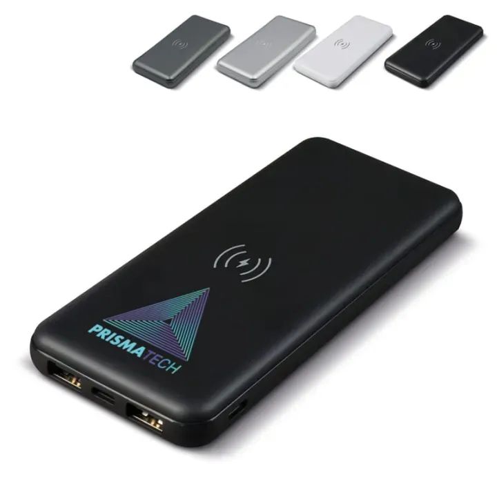 Powerbank Elite z bezprzewodową ładowarką 8000mAh 5W - LT95096 (gadzety reklamowe)