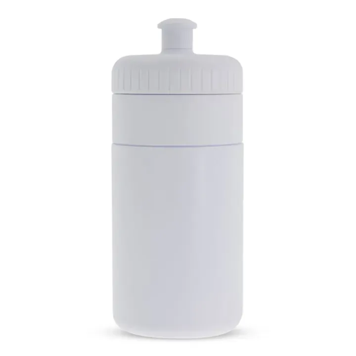 Bidon sportowy z kolorową obwódką, 500 ml - LT98735 (N0101)