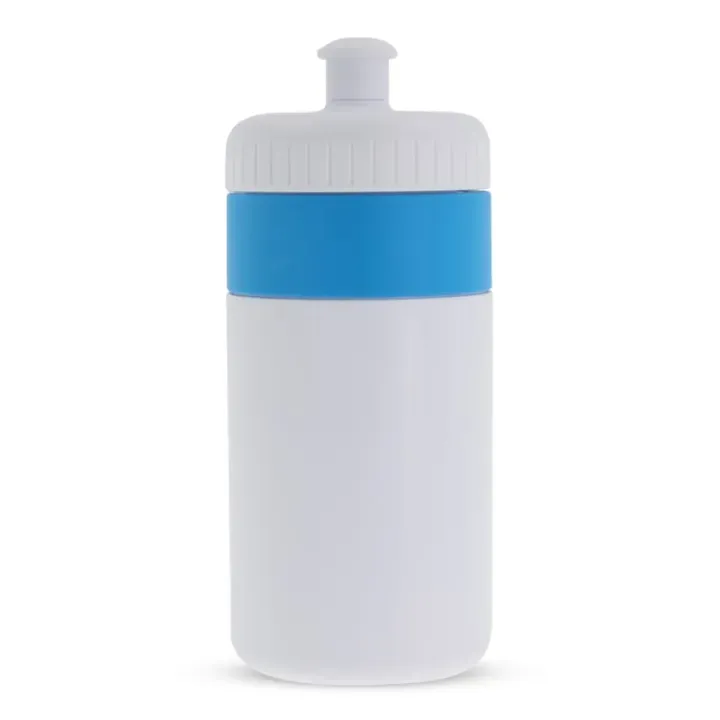 Bidon sportowy z kolorową obwódką, 500 ml - LT98735 (N0112)