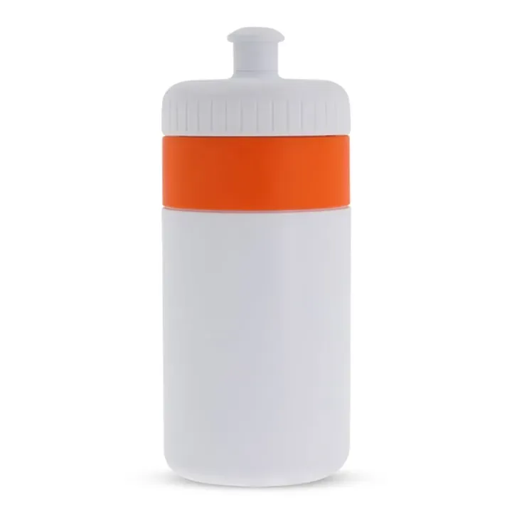 Bidon sportowy z kolorową obwódką, 500 ml - LT98735 (N0126)