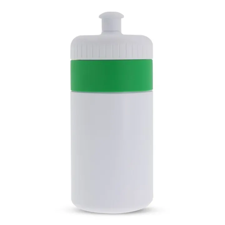 Bidon sportowy z kolorową obwódką, 500 ml - LT98735 (N0131)