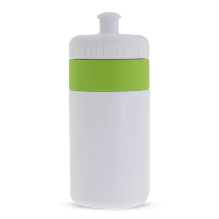 Bidon sportowy z kolorową obwódką, 500 ml - LT98735 (N0132)