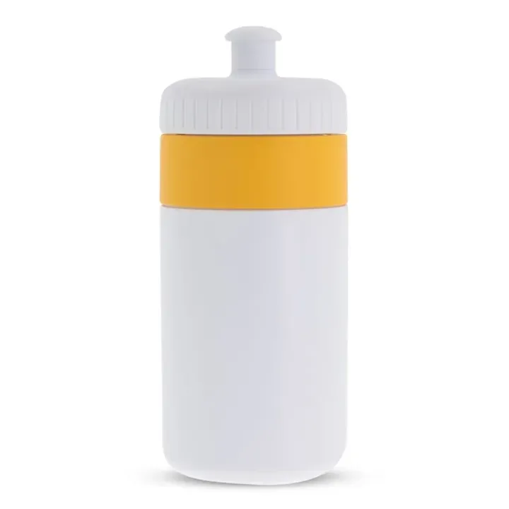 Bidon sportowy z kolorową obwódką, 500 ml - LT98735 (N0141)