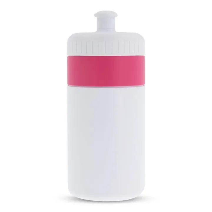 Sports bottle with coloured rim, 500 ml - LT98735 (N0176)