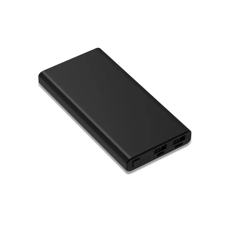 Power bank 10000 mAh Banco czarny - R64383 (gadzety reklamowe)