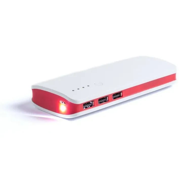 Power bank 10000 mAh, lampka LED - V3856
